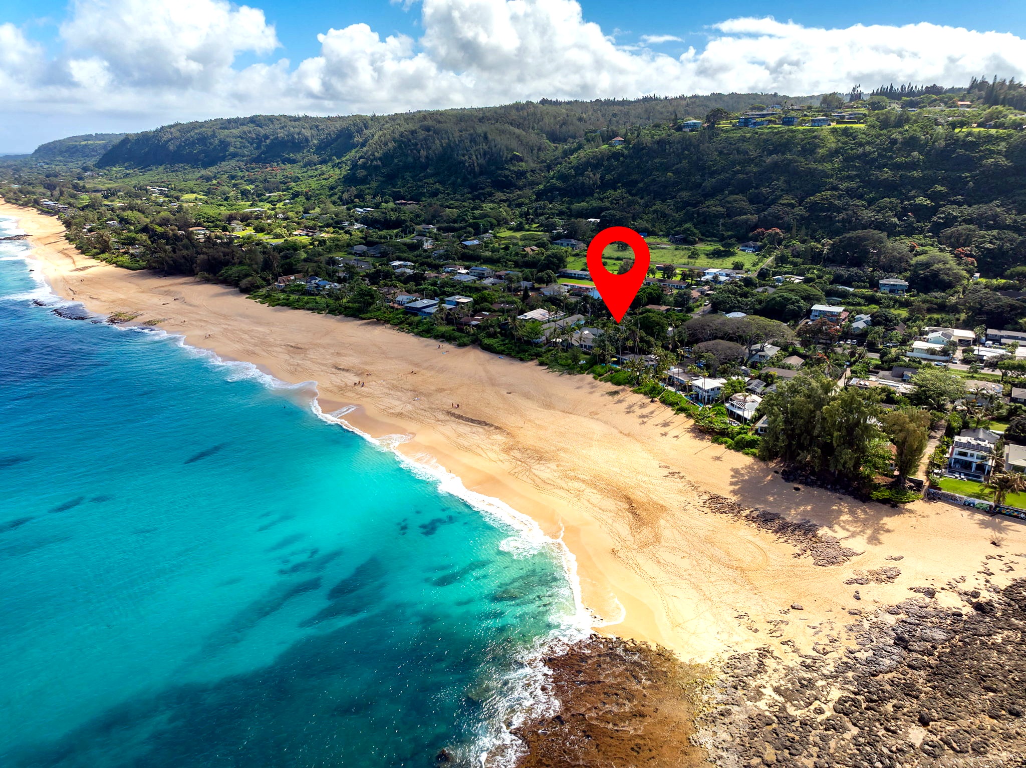 Aerial Beachfront Coastline