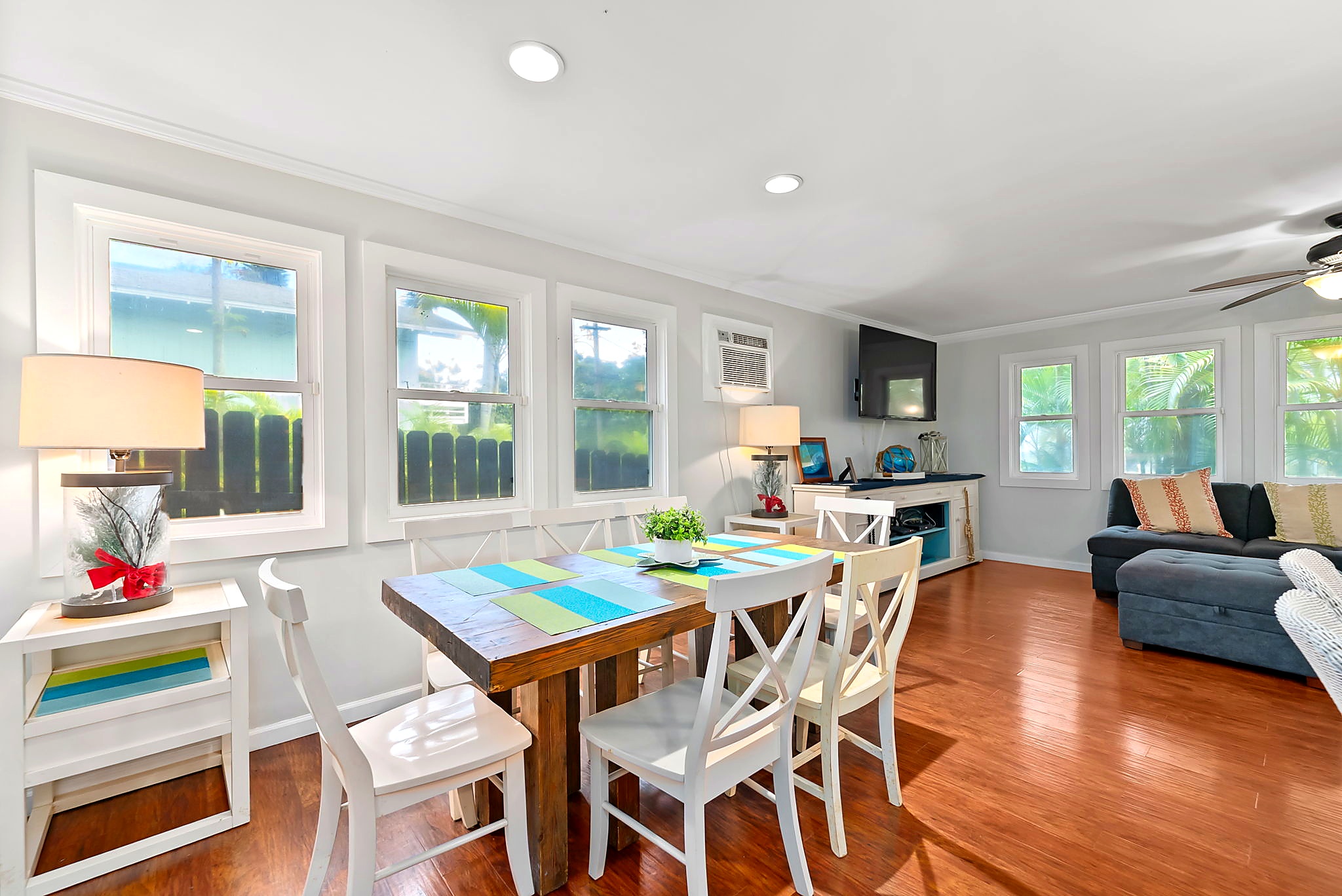 Open Living Dining Kitchen