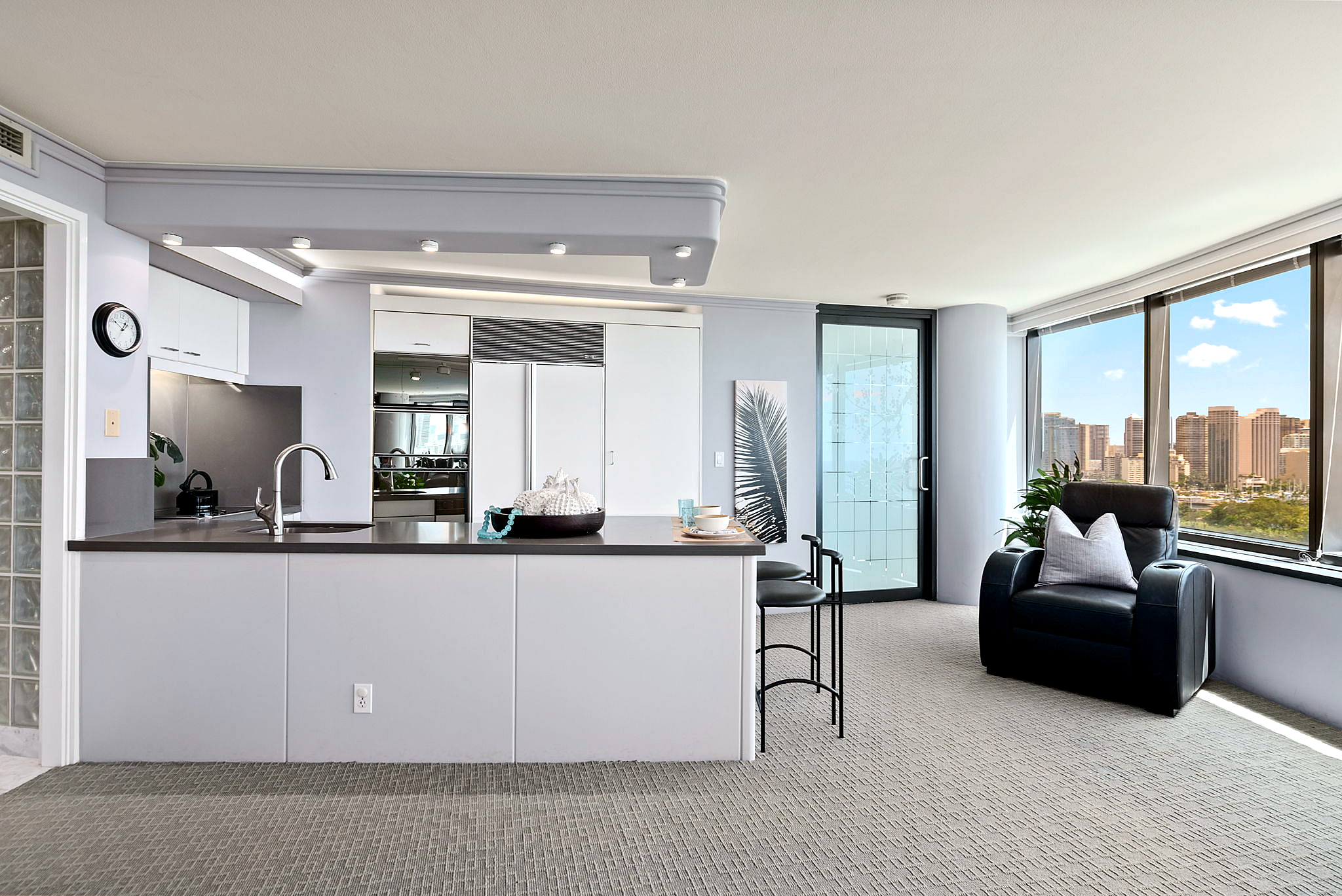 Open Kitchen & Living Area
