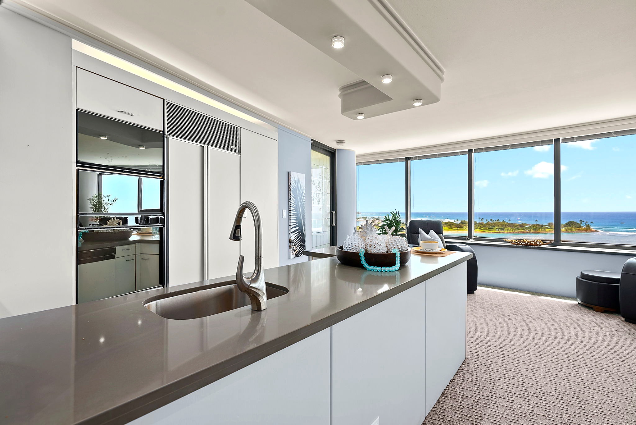 Kitchen With Ocean View